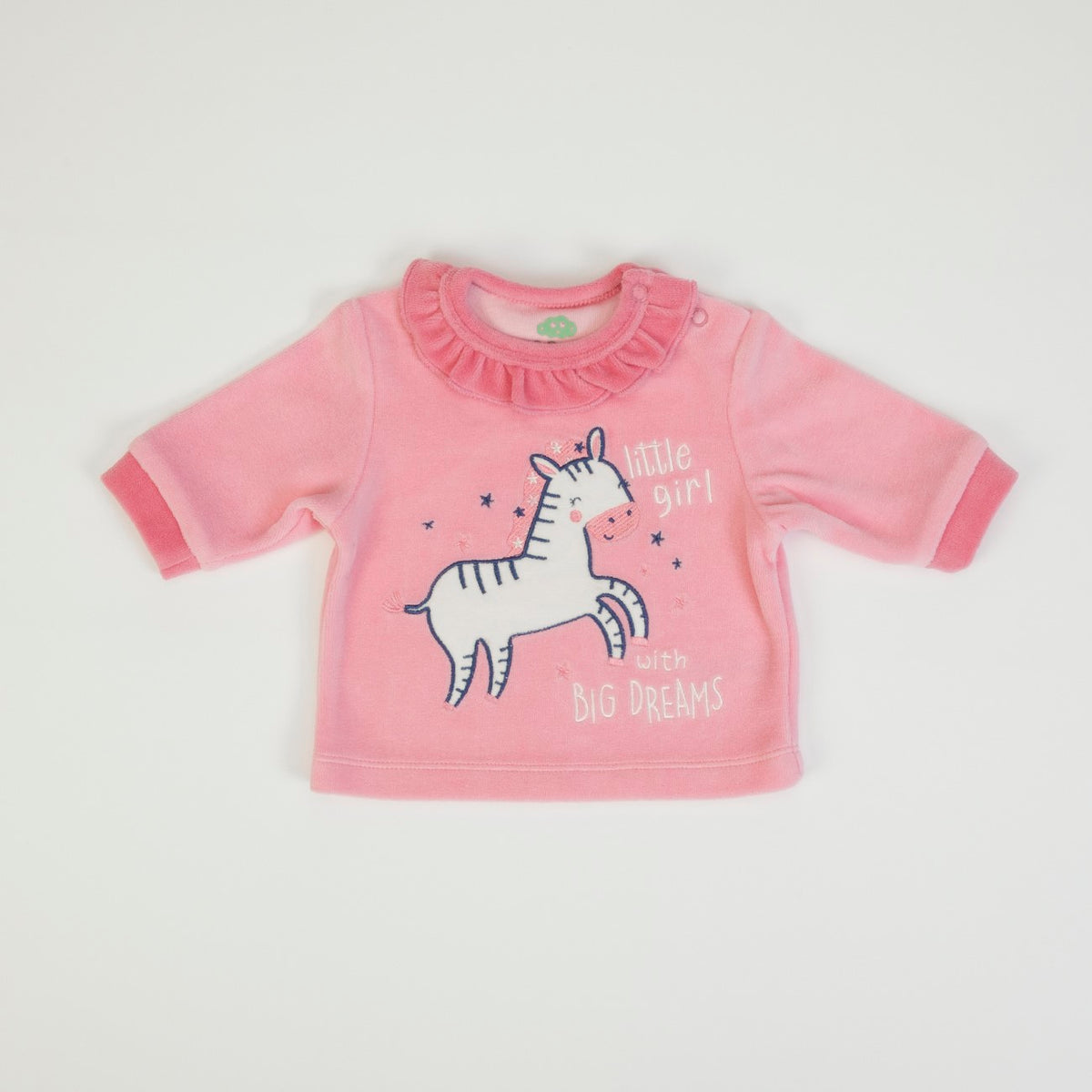 Tutina Neonata Nascita in Ciniglia 2 Pezzi - Zebra - maglia