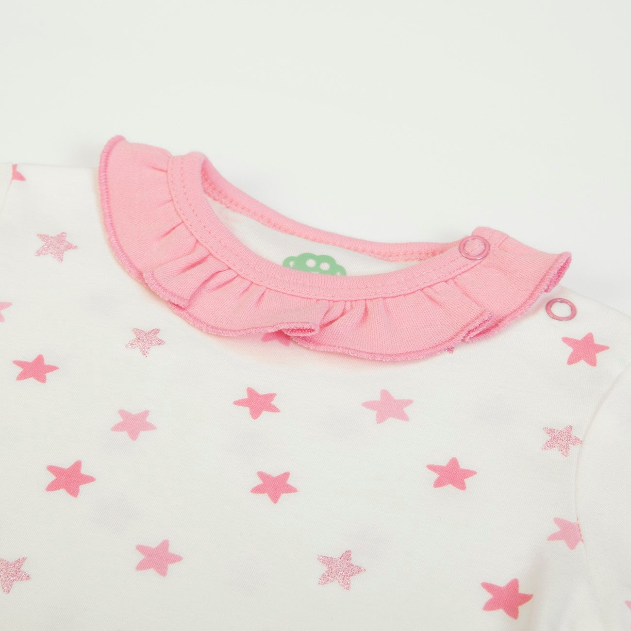 Tutina Neonata Nascita in Ciniglia con Salopette - Zebra - collo