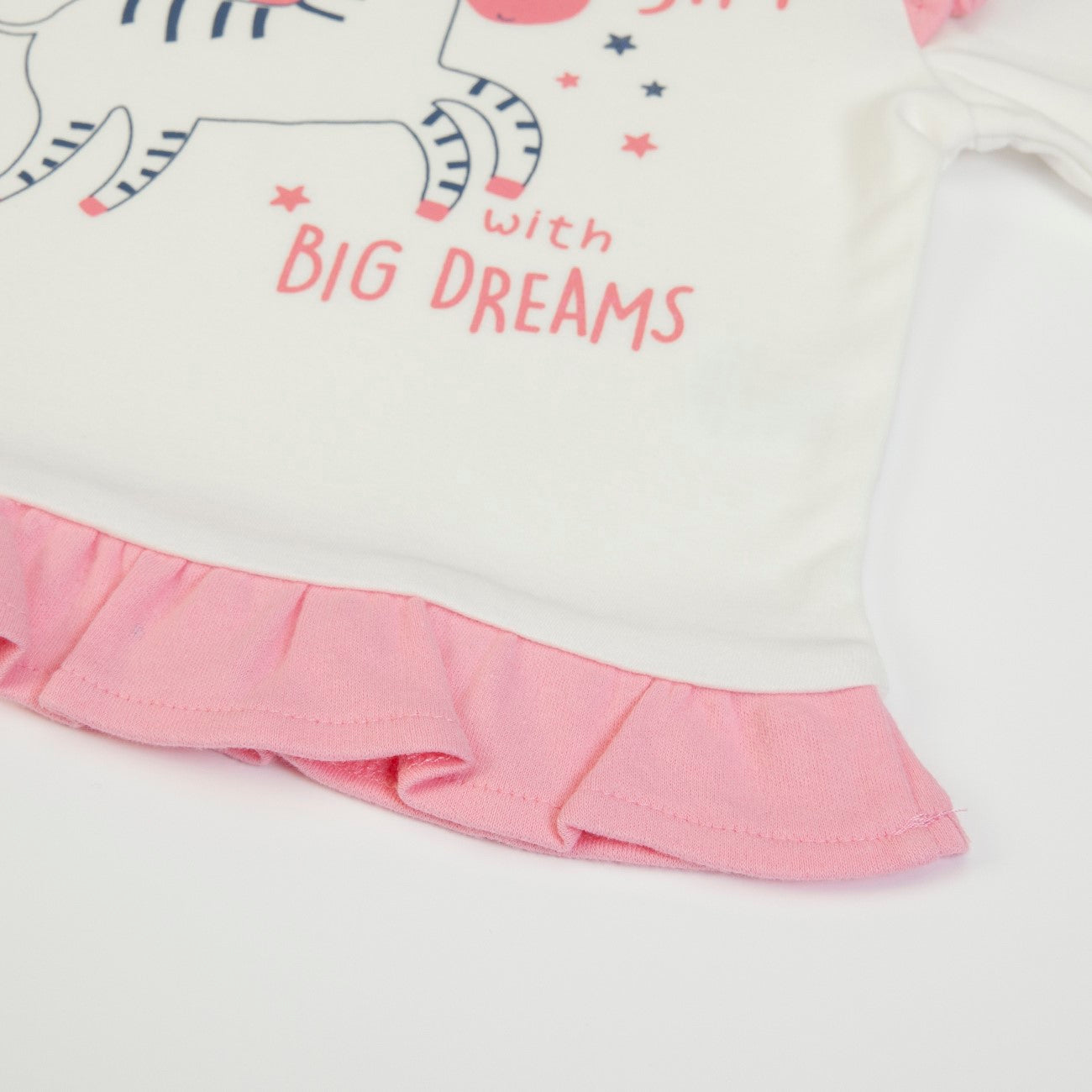 Completo Invernale Bambina Maglia e Pantaloni - Zebra - rouge