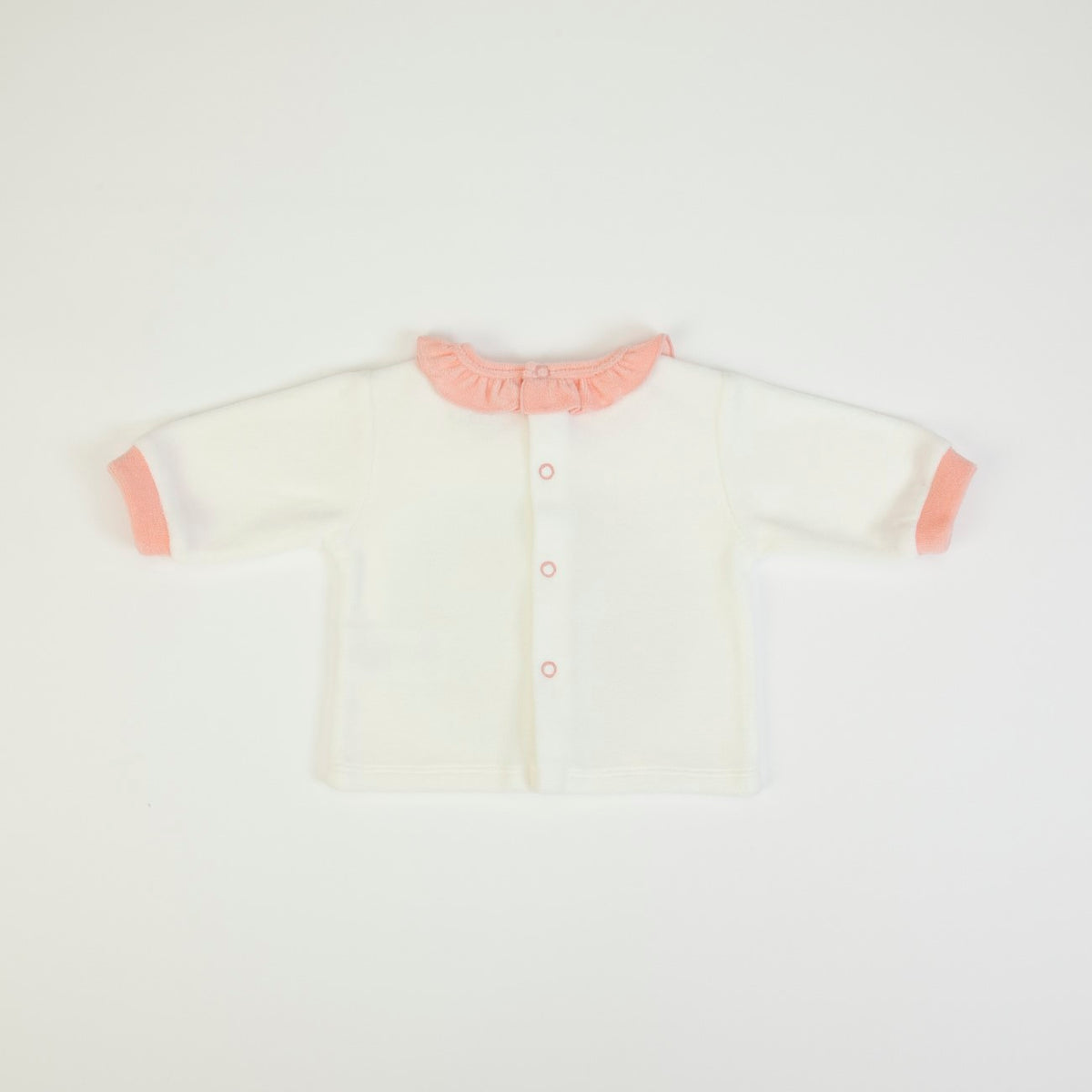 Tutina Neonato in Ciniglia 2 Pezzi - Coniglietto - retro maglia