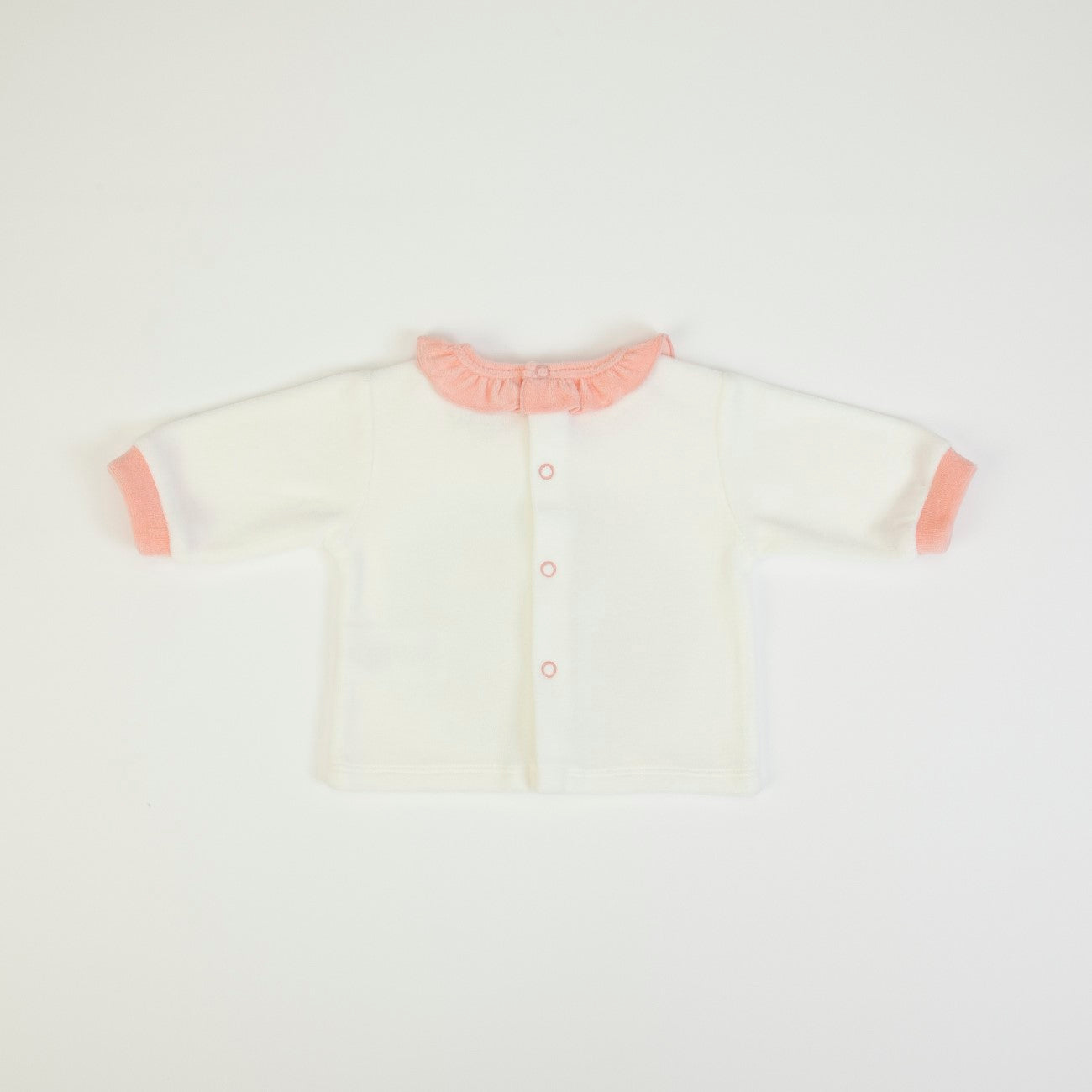 Tutina Neonato in Ciniglia 2 Pezzi - Coniglietto - retro maglia