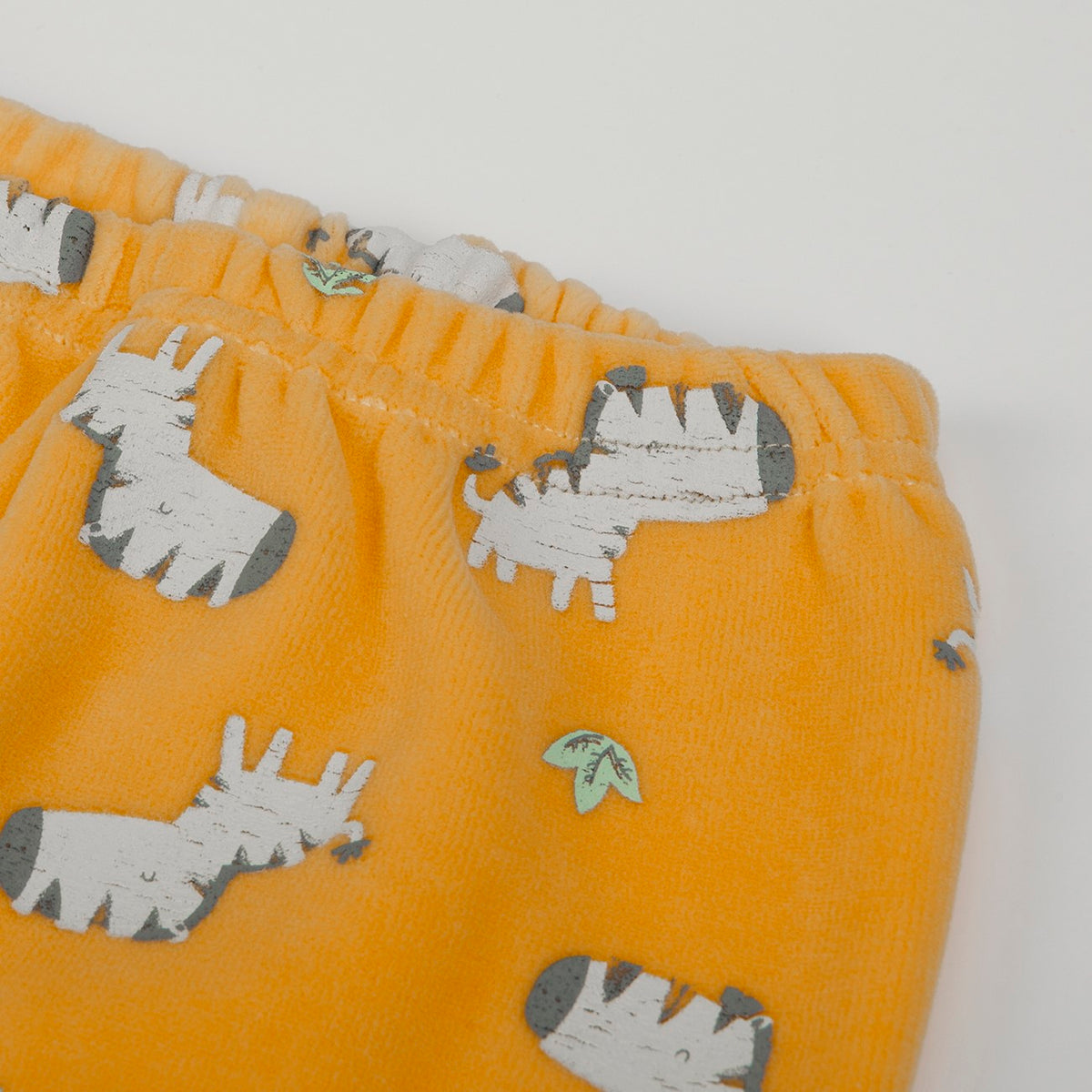 Tutina Neonato Nascita in Ciniglia 2 Pezzi - Zebra - elastico