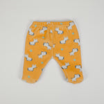 Tutina Neonato Nascita in Ciniglia 2 Pezzi - Zebra - retro pantalone