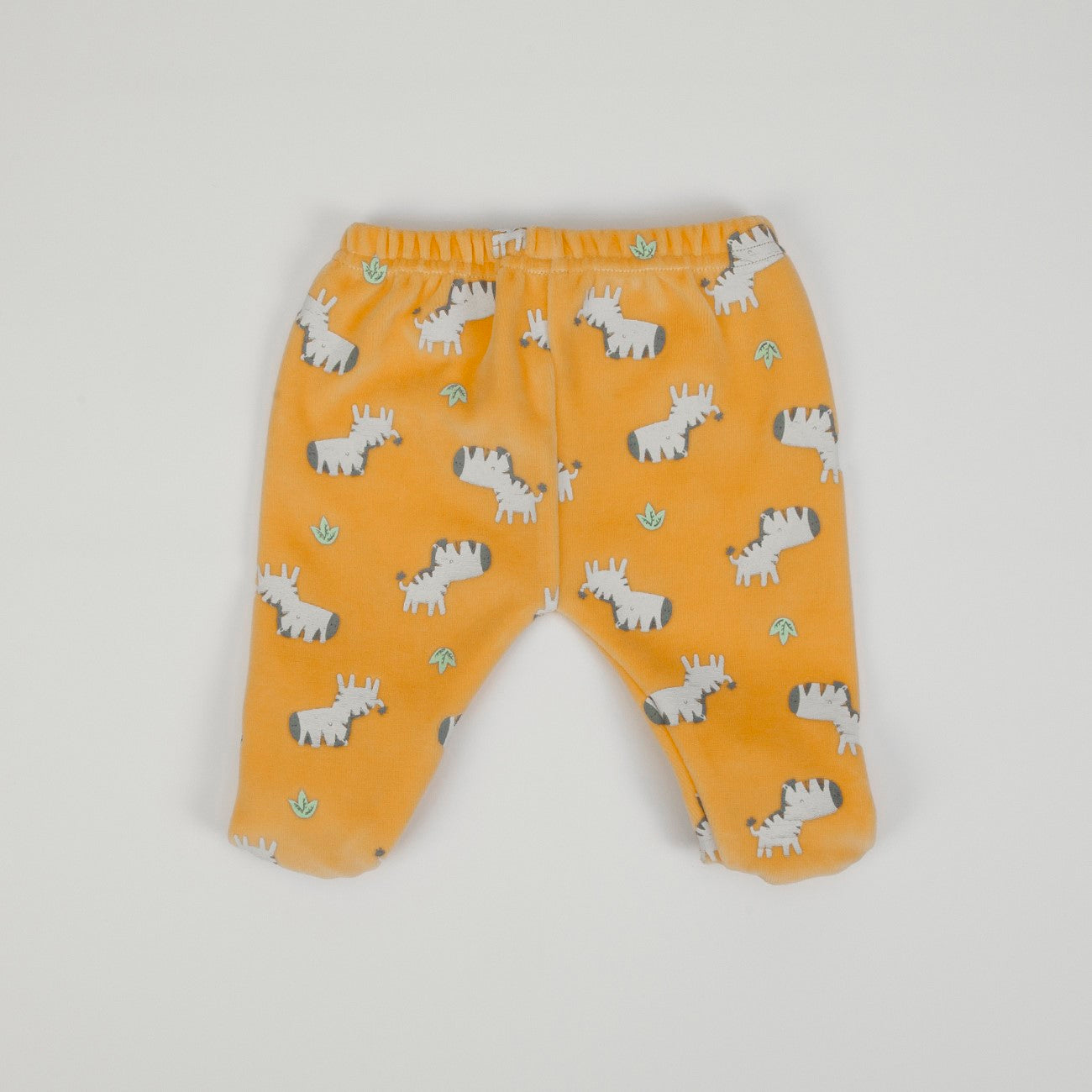 Tutina Neonato Nascita in Ciniglia 2 Pezzi - Zebra - retro pantalone