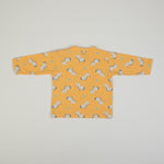 Tutina Neonato Nascita in Ciniglia con Salopette - Zebra - retro maglia