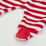 Tutina Neonato Nascita in Ciniglia Invernale 2 Pezzi - Natale - piedino