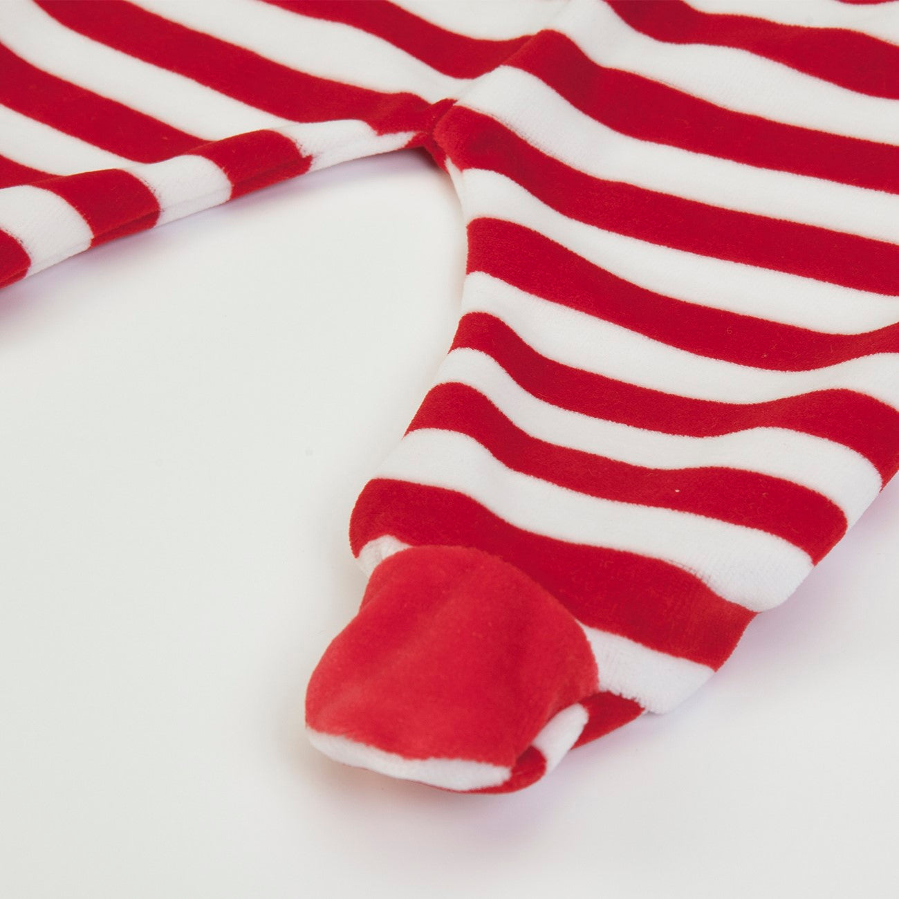 Tutina Neonato Nascita in Ciniglia Invernale 2 Pezzi - Natale - piedino