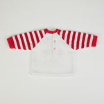Tutina Neonato Nascita in Ciniglia Invernale 2 Pezzi - Natale - retro maglia