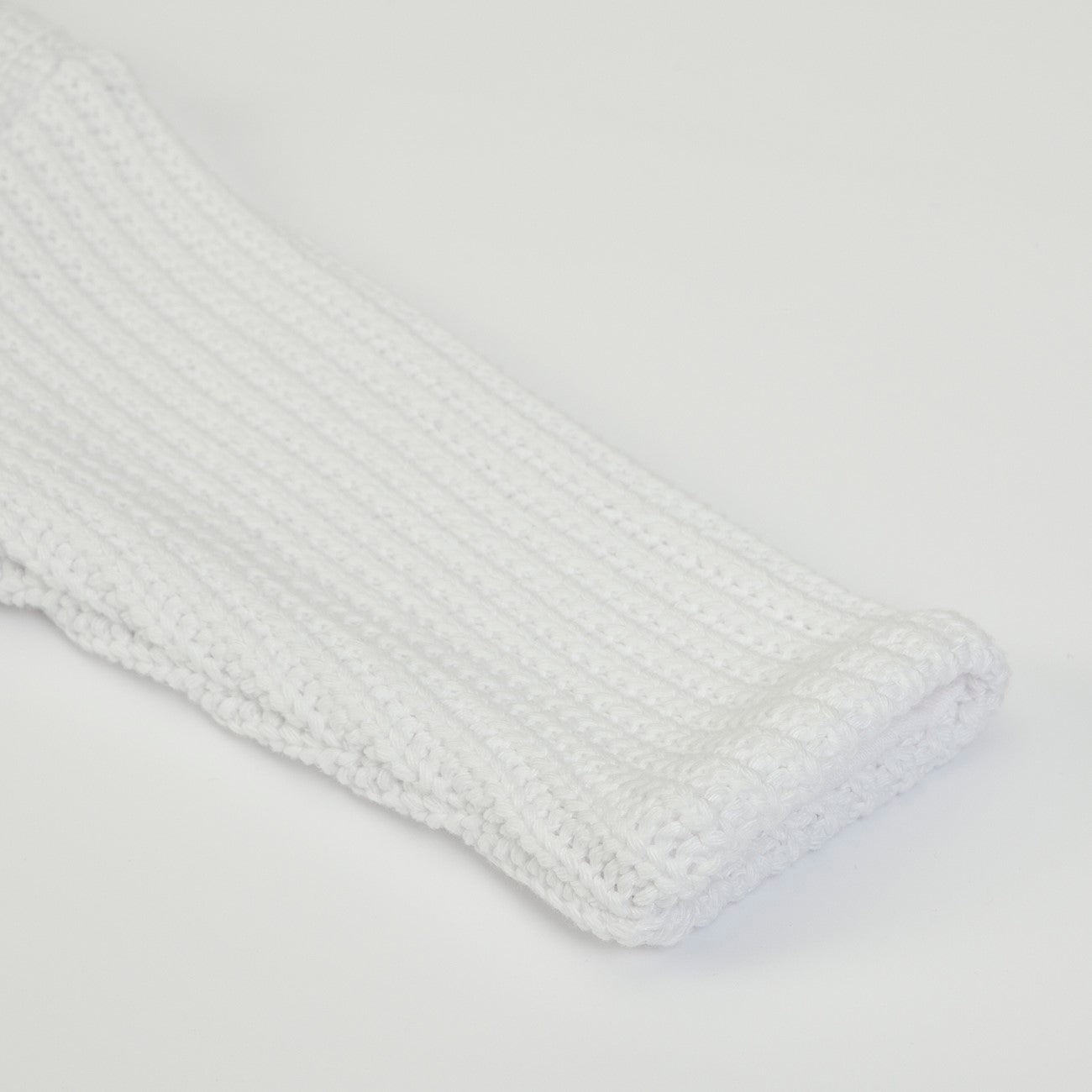 Cardigan Giacca in tessuto a maglia bianco - manica