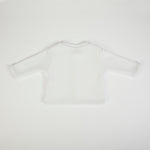 Cardigan Giacca in tessuto a maglia bianco - retro