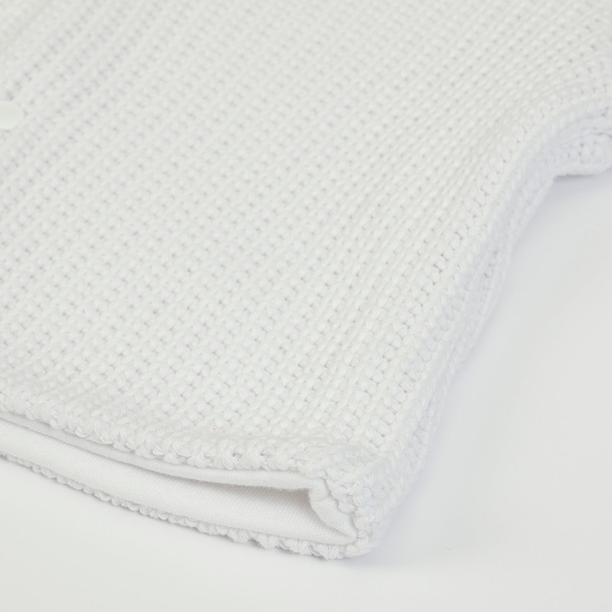 Cardigan Giacca in tessuto a maglia bianco - tessuto