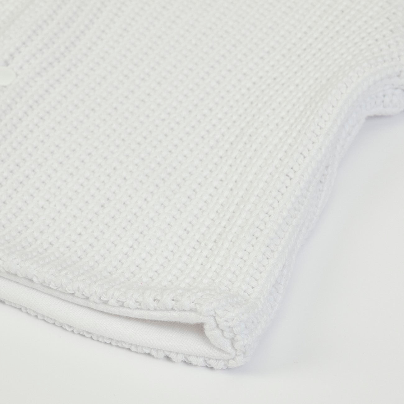 Cardigan Giacca in tessuto a maglia bianco - tessuto