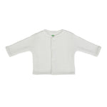 Cardigan Giacca in tessuto a maglia bianco