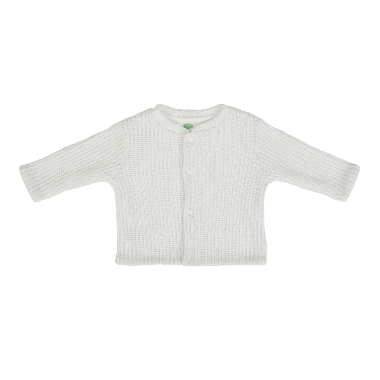 Cardigan Giacca in tessuto a maglia bianco