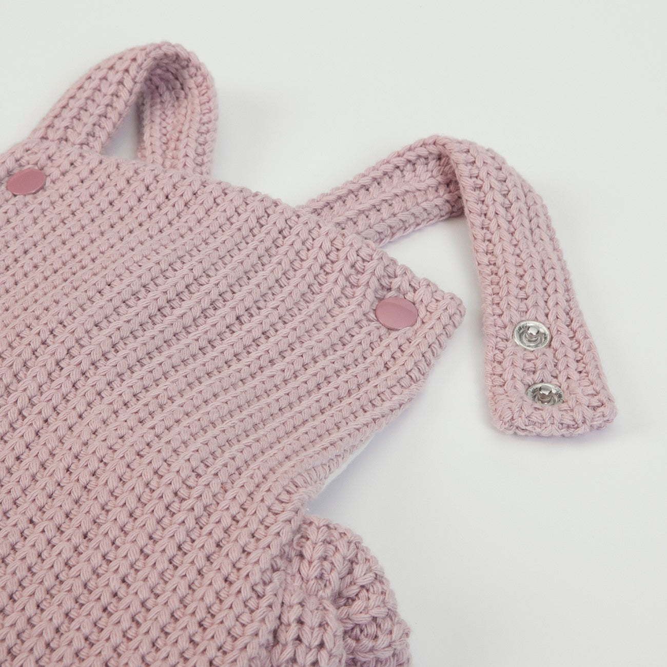 Salopette Gonna in Tessuto a Maglia Rosa - Clip