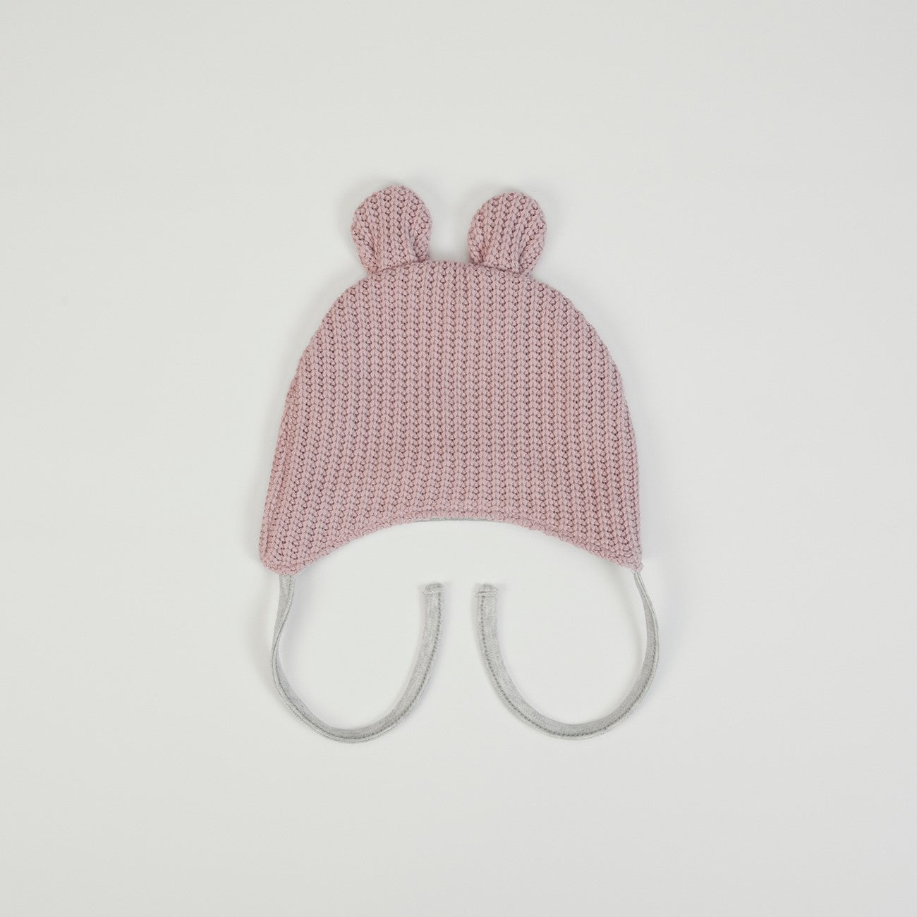 Cappellino Neonato Nascita in Tessuto a Maglia - retro