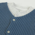 Tutina Neonato Nascita in Ciniglia Invernale - Gilet - collo