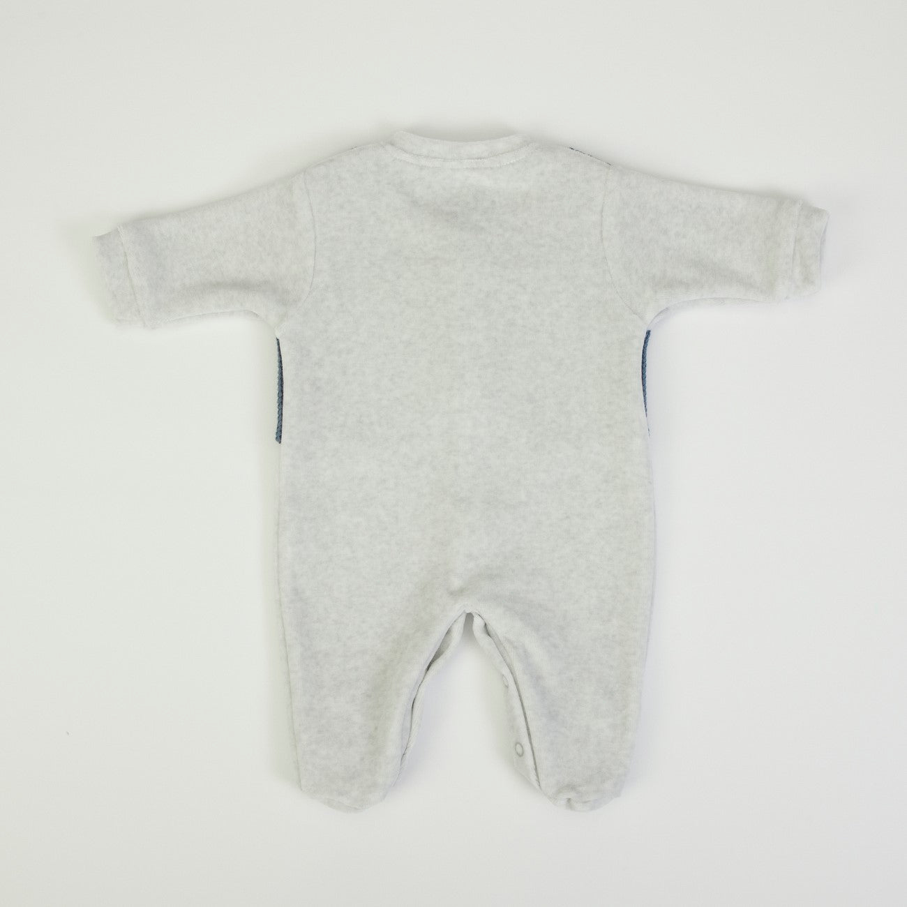 Tutina Neonato Nascita in Ciniglia Invernale - Gilet - retro