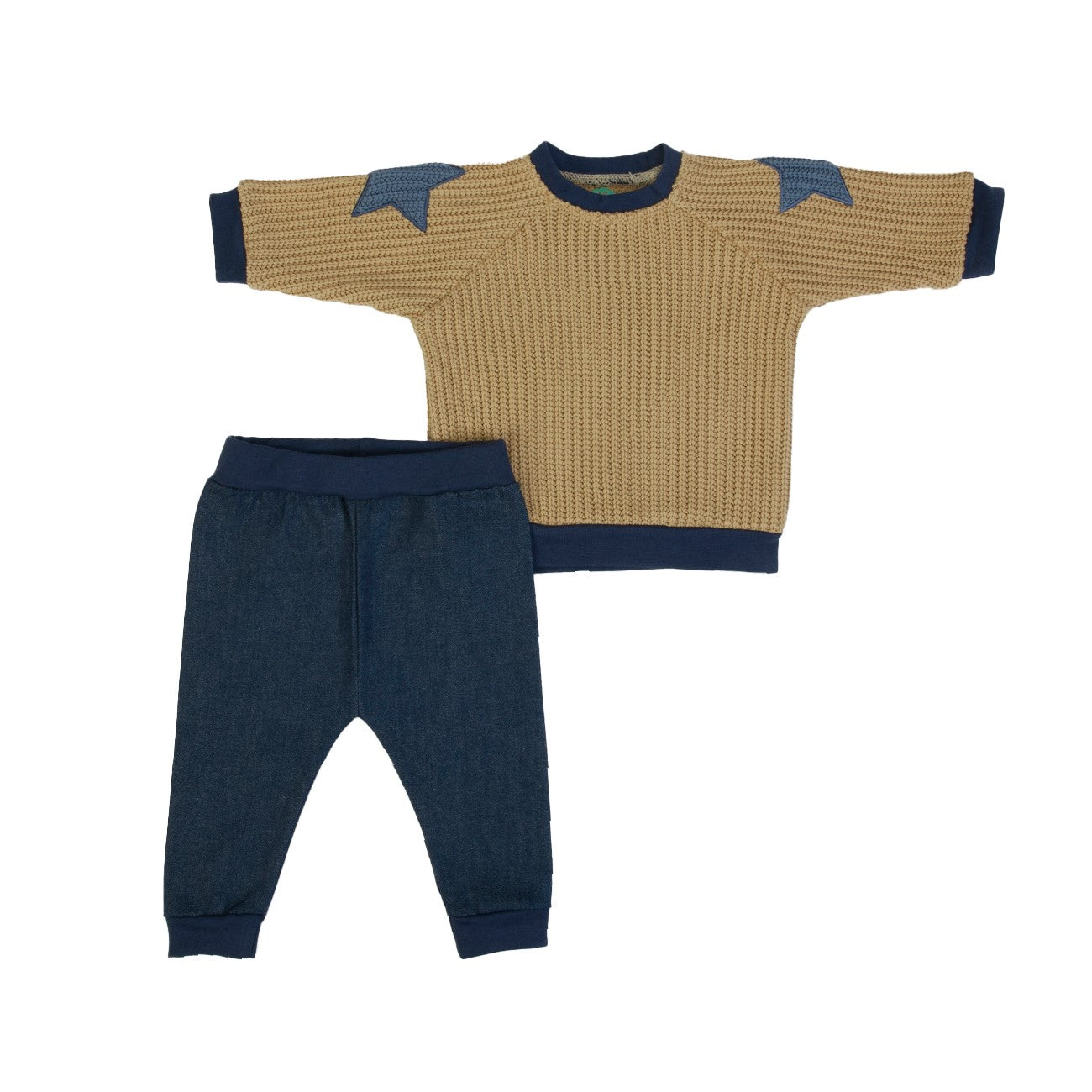 Completo Casual Bambino Maglione e Jeans Tricot