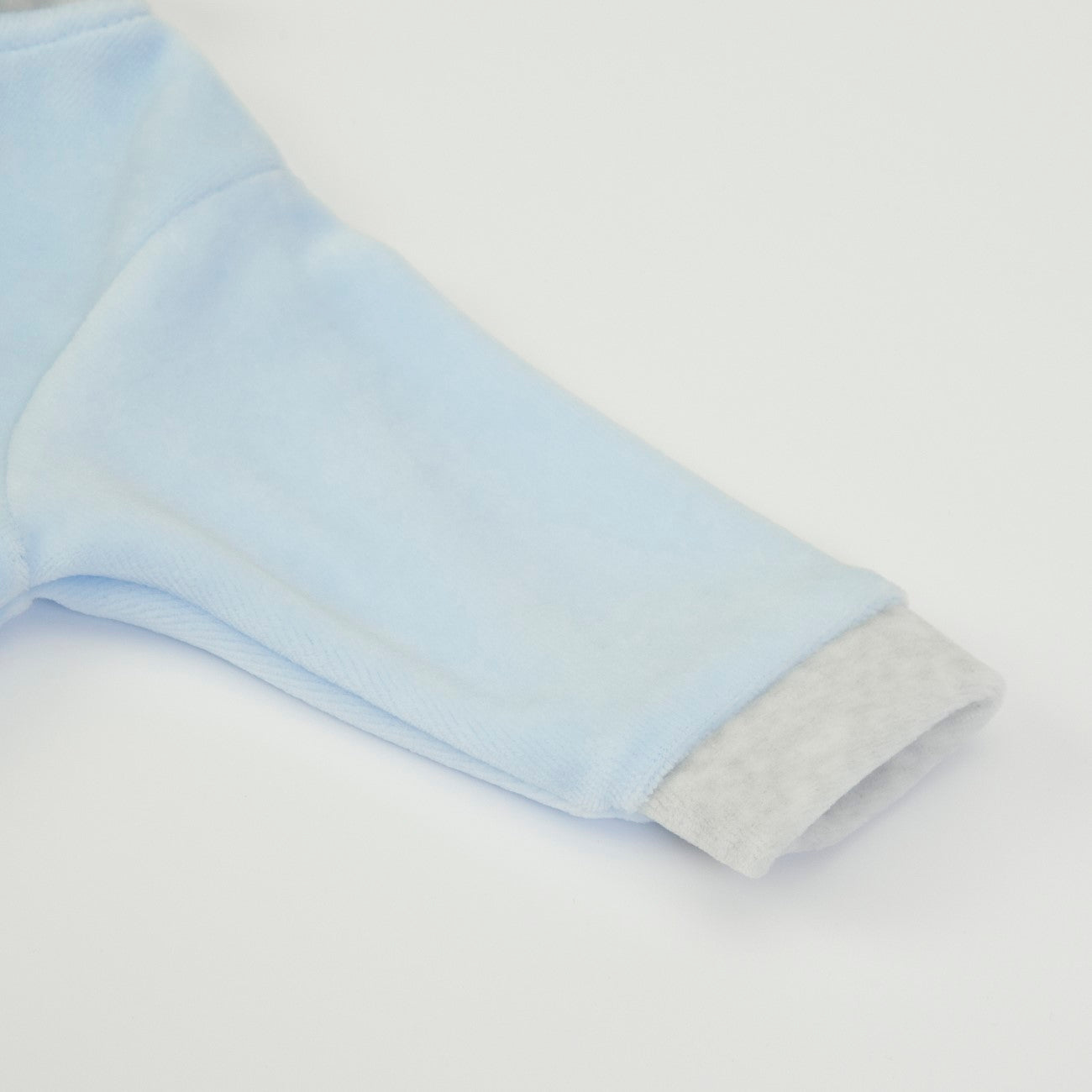 Tutina Neonato Nascita In Ciniglia Invernale - Orsetto - manica