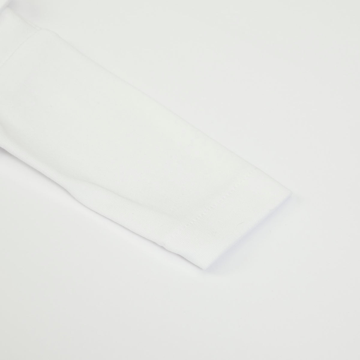Body Neonato Manica Lunga Modello Polo - Bianco - manica