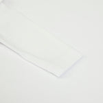 Body Neonato Manica Lunga Modello Polo - Bianco - manica