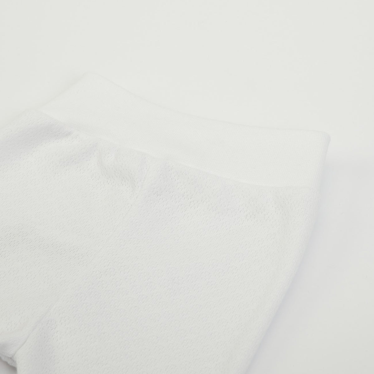 Ghettine Neonato Nascita Invernali in Cotone bianco - elastico