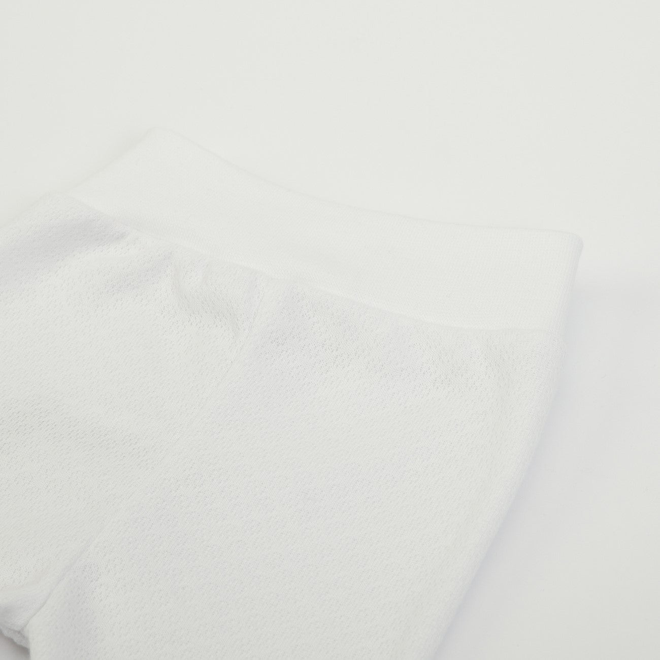 Ghettine Neonato Nascita Invernali in Cotone bianco - elastico