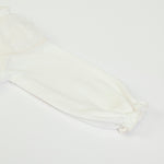 Body Neonata Bambina in Caldo Cotone Panna - manica