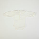Body Neonata Bambina in Caldo Cotone Panna - retro