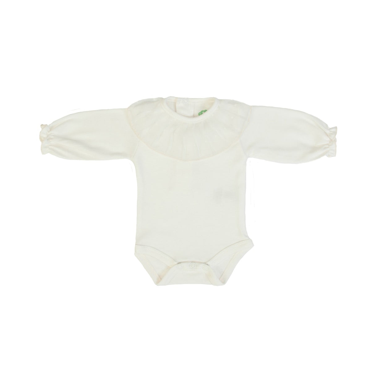 Body Neonata Bambina in Caldo Cotone Panna