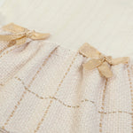 Vestito Neonata Bambina Invernale - Golden - fiocchi