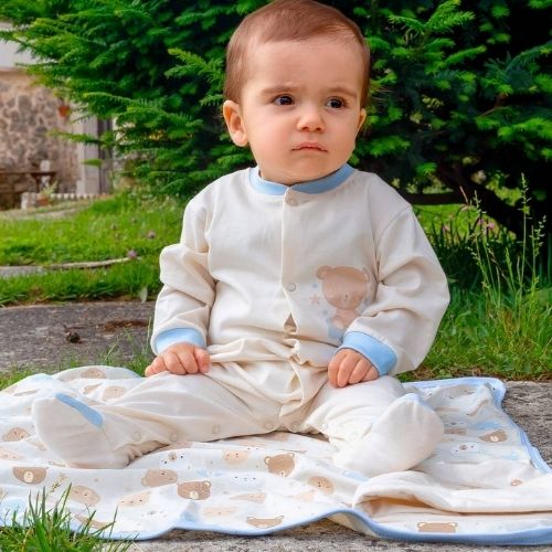Tutina Neonato Leggera in Cotone - Bear