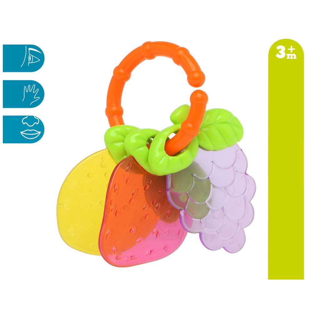 SONAGLIO MASSAGGIAGENGIVE NEONATO 3 MESI - FRUTTA - Nene Shop