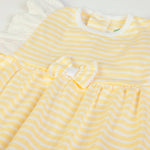 Salopette Neonata Bambina in Cotone - Sunflowers - Fs Baby - fiocco
