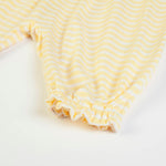 Salopette Neonata Bambina in Cotone - Sunflowers - Fs Baby - polsino