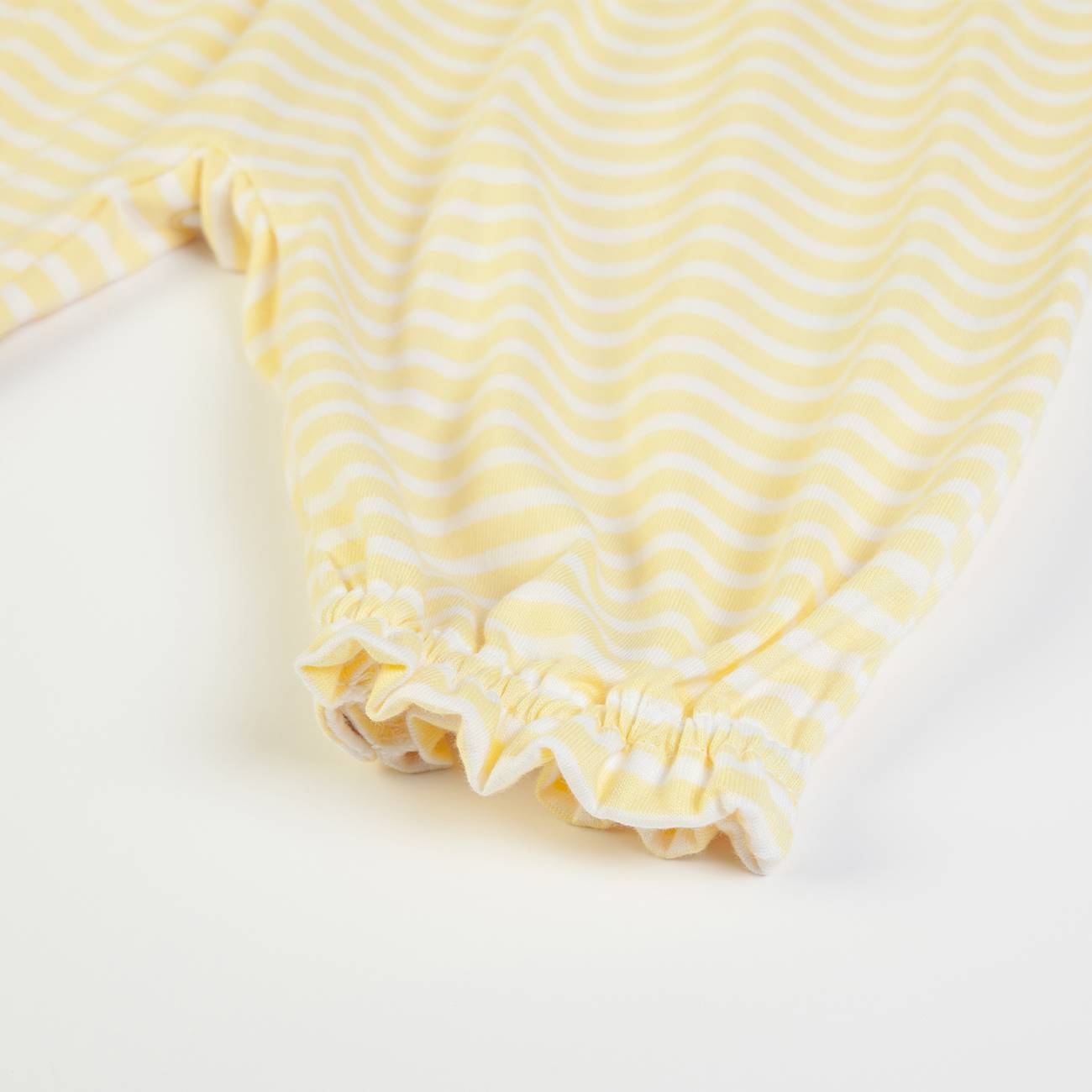 Salopette Neonata Bambina in Cotone - Sunflowers - Fs Baby - polsino