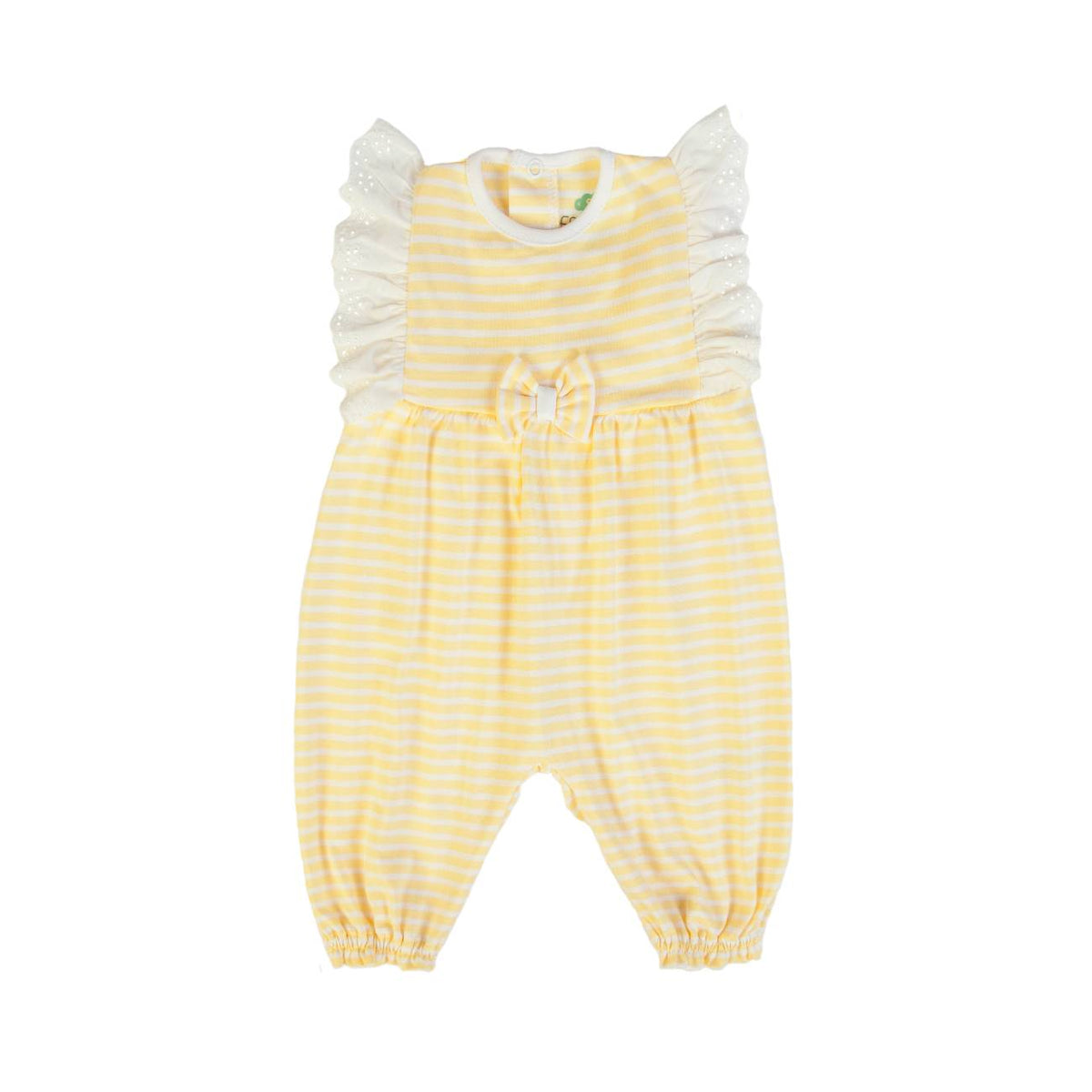 Salopette Neonata Bambina in Cotone - Sunflowers - Fs Baby 