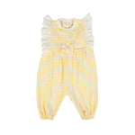 Salopette Neonata Bambina in Cotone - Sunflowers - Fs Baby 