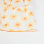 Vestito Bambina Estivo in Cotone - Sunflowers - FS-Baby - rifinitura