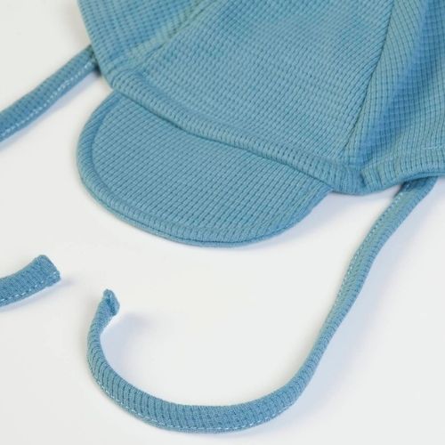 Cappellino Neonato in Cotone con Visiera