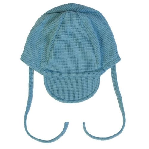 Cappellino Neonato in Cotone con Visiera