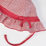 Cappellino Neonata in Cotone Fiocco