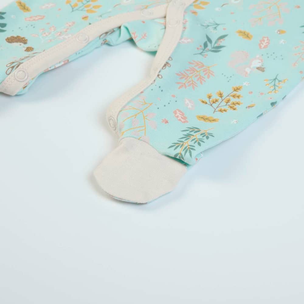 Set regalo Neonato Nascita 3 Pezzi - Scoiattoli - piedino