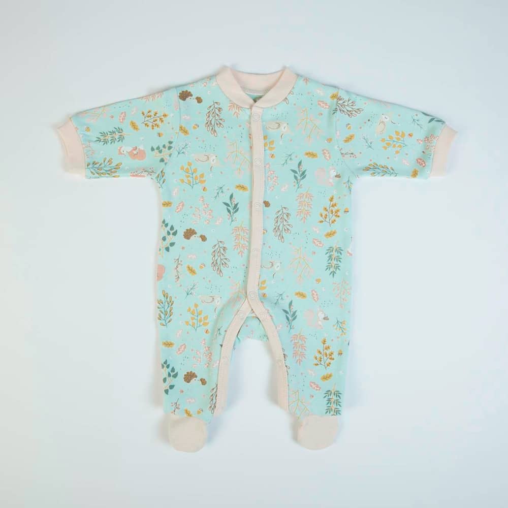 Set regalo Neonato Nascita 3 Pezzi - Scoiattoli - pigiamino