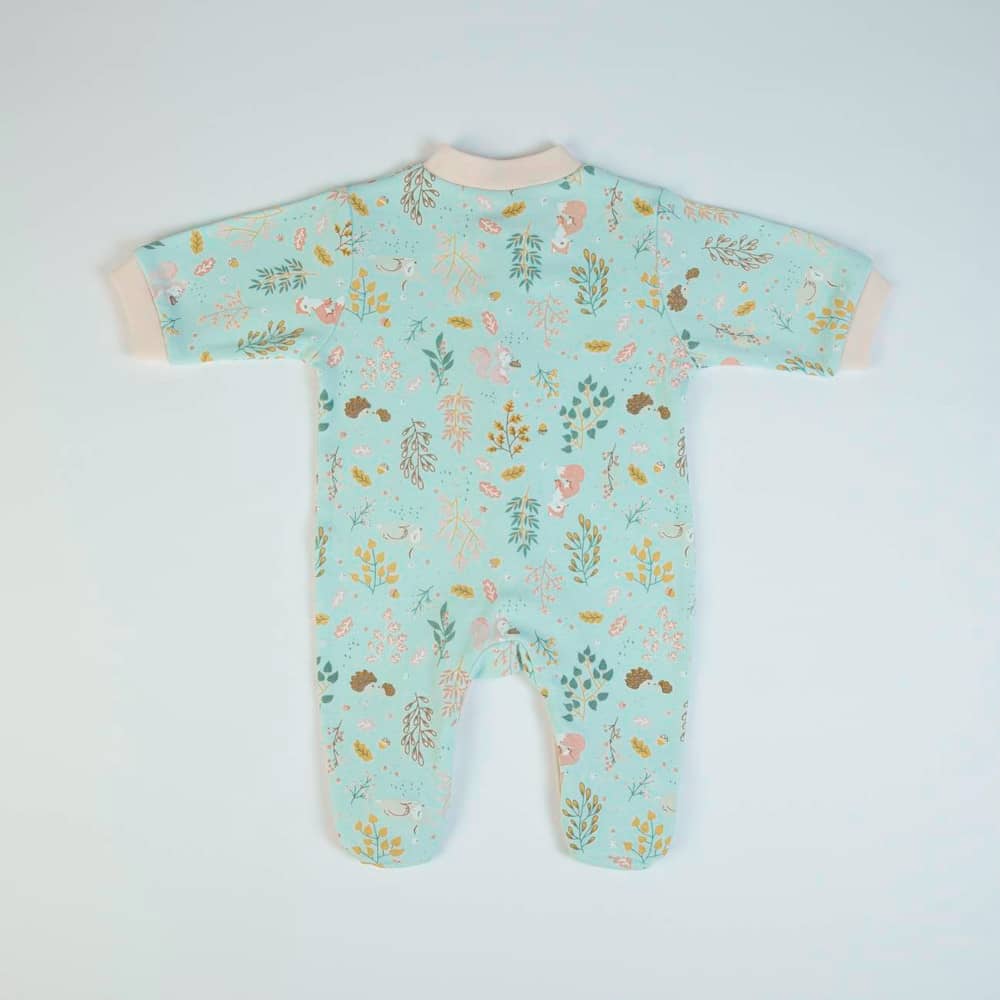 Set regalo Neonato Nascita 3 Pezzi - Scoiattoli - retro