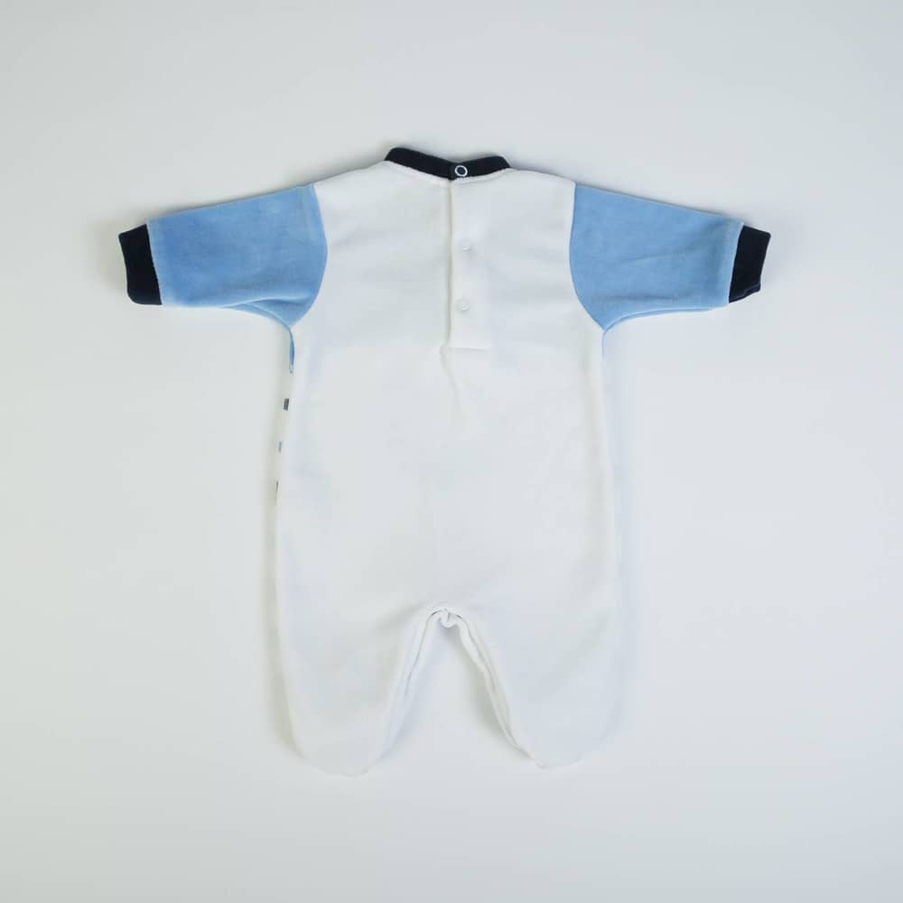 Tutina Neonato Nascita in Ciniglia - Safari - retro