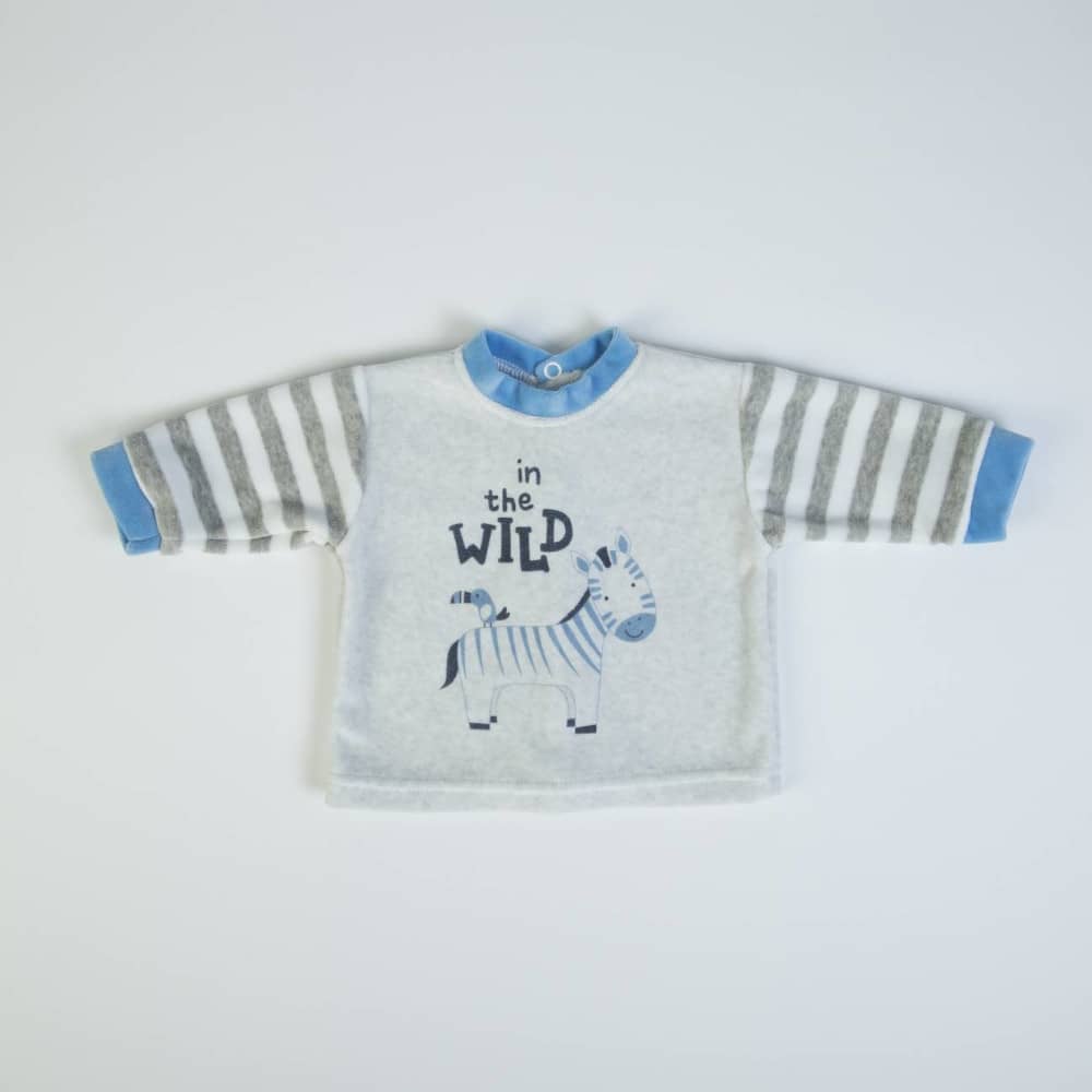 Completo Neonato Nascita in Ciniglia - Safari - maglia