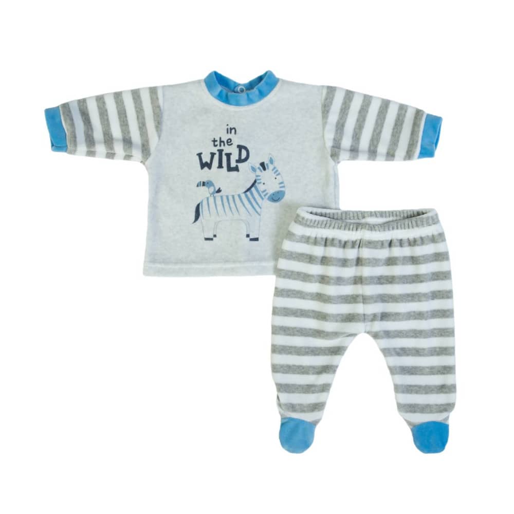 Completo Neonato Nascita in Ciniglia - Safari