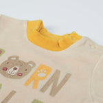 Completo Neonato Nascita in Ciniglia - Born Wild - collo